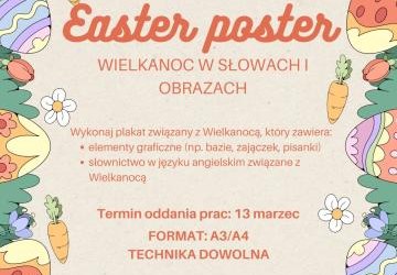 Konkurs językowo-plastyczny „Easter poster – Wielkanoc w słowach i obrazach”