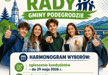 Wybory do Młodzieżowej Rady Gminy Podegrodzie!