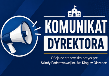 Komunikat Dyrektora Szkoły