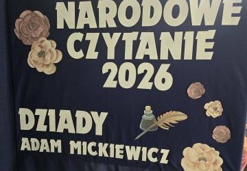 Narodowe czytanie w naszej szkole